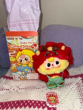 🐉✨ Baby Three Twelve Zodiac V2 — SECRET + RARE Ruyi Unicorn ✨🦄